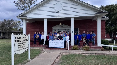 Delta County Library check presentation